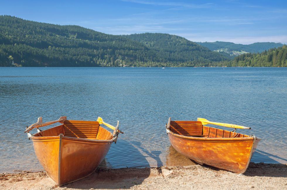 idyllic Landscape at Lake Titisee in Black Forest,Germany; 