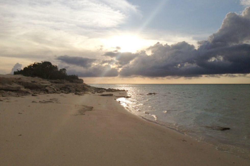 A sunset in Parrot Cay by COMO, Turks and Caicos
