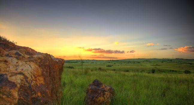 Sunset At the Cradle of Humankind, South Africa