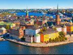 Scenic summer aerial panorama of the Old Town (Gamla Stan) in Stockholm, Sweden; Shutterstock ID 133005938; Project/Title: Fodors Essential Europe Gold Guide; Destination: Essential Europe; Downloader: Jessica Parkhill