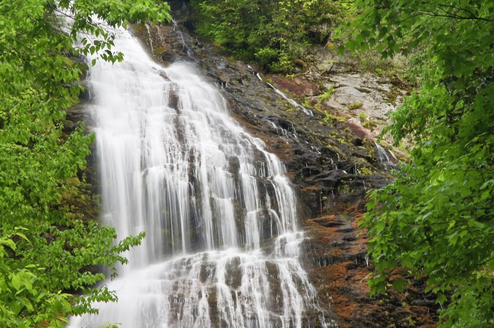 Mingo Falls near Cherokee, North Carolina;
