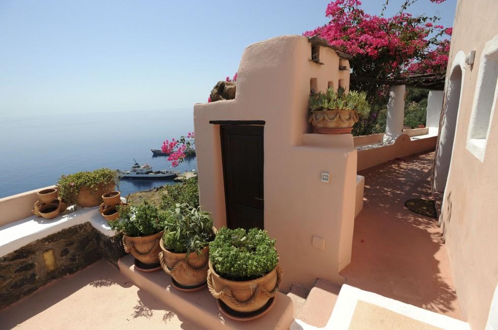typical house,alicudi, aeolian islands, sicily, italy;