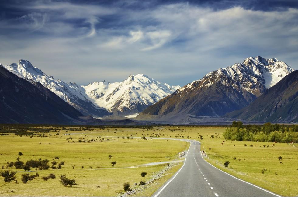 Southern Alps, New Zealand;  