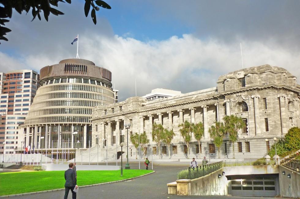 Wellington, New Zealand Parliament Buildings 