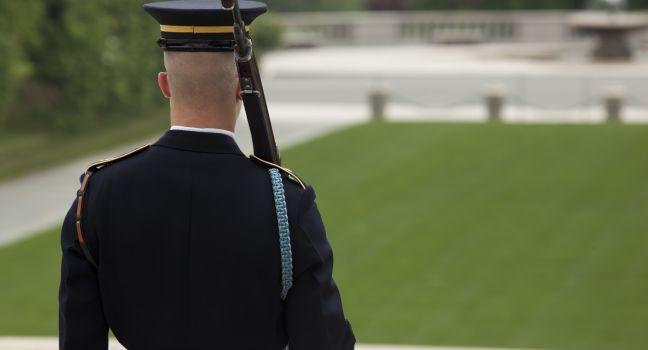 Guard, Arlington National Cemetery, Washington, D.C., USA