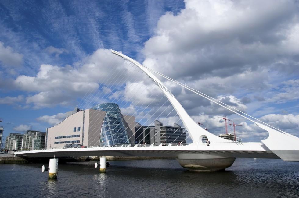 The Samuel Beckett Bridge in Dublin, Ireland; Shutterstock ID 60312814; Project/Title: Photo Database top 200