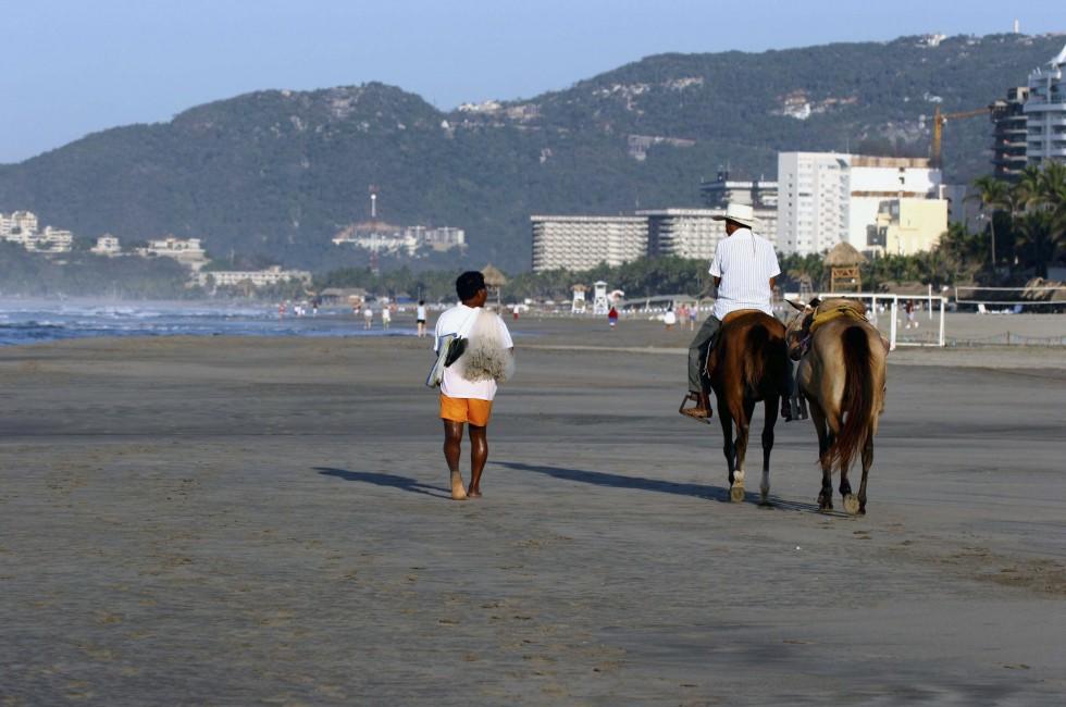 Horses on the Beach.