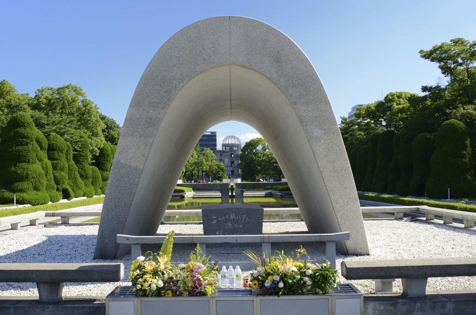HIROSHIMA, JAPAN - JULY 15: Peace Park and museum is dedicated to the legacy of Hiroshima being the first city in the world to suffer a nuclear attack during WWII July 15, 2011 in Hiroshima, Japan.