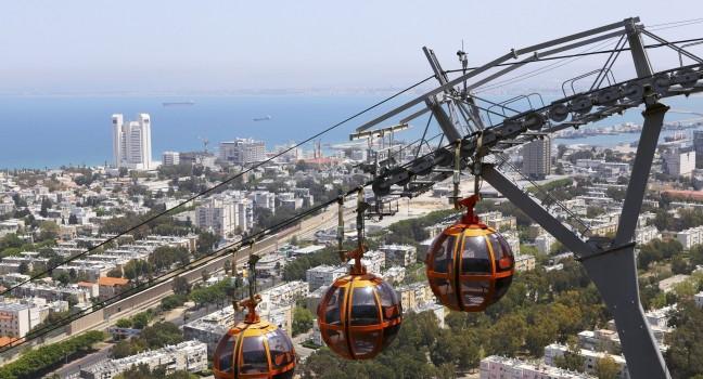 cable car in Haifa