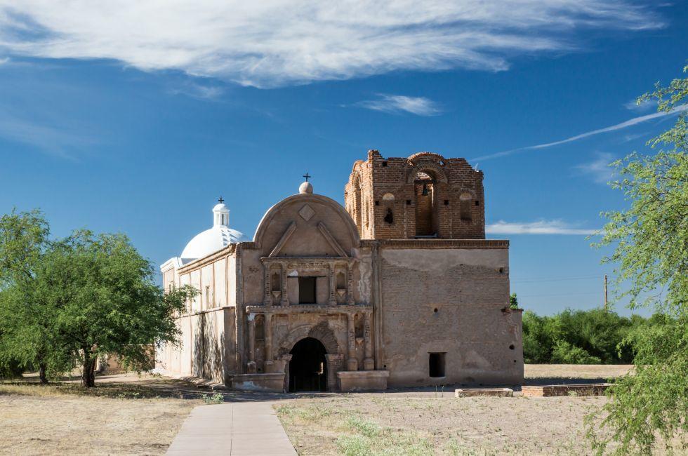 Mission Tumac&#xe1;cori, south of Tucson, is an historic Spanish colonial mission that has been preserved, but not restored, providing a unique perspective on the colonial era.